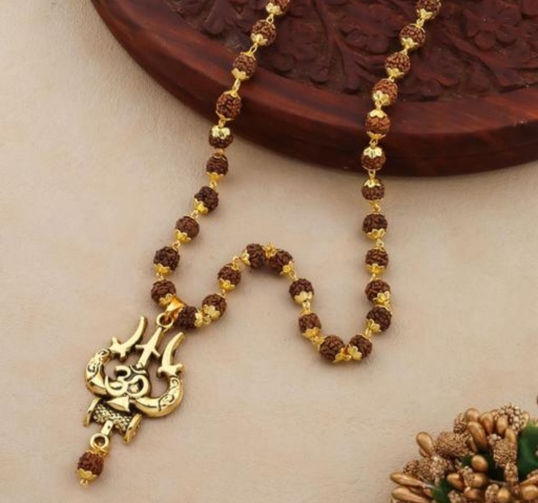 Trishul With Rudrash Mala