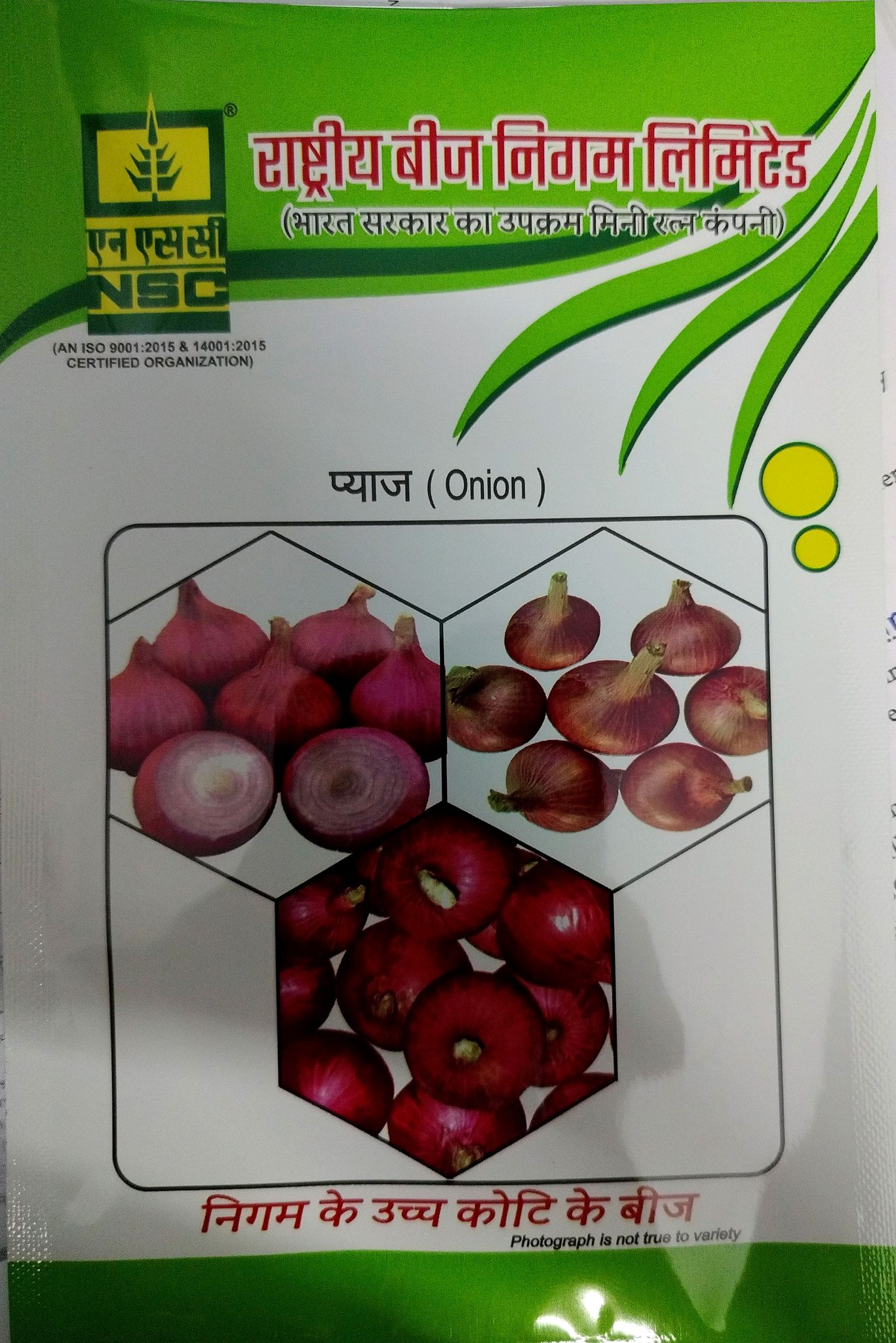 NSC Onion Seed, Variety: Bhima Super, 100 gm