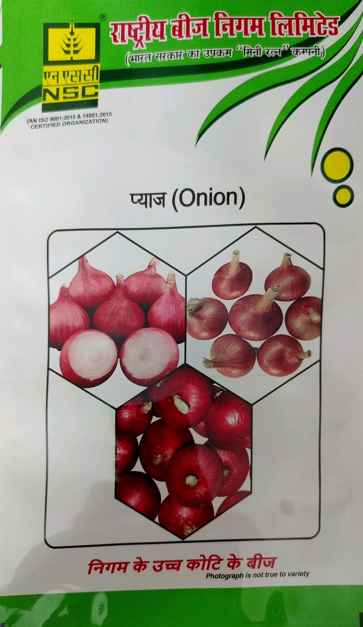 NSC Onion Bhima Dark Red , TL , 250 gms
