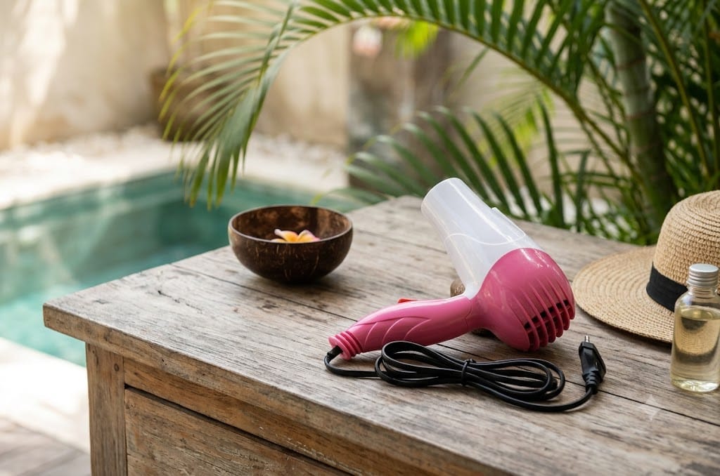 Premium 1000W Mini Foldable Hair Dryer for Men & Women (Multicolor)
