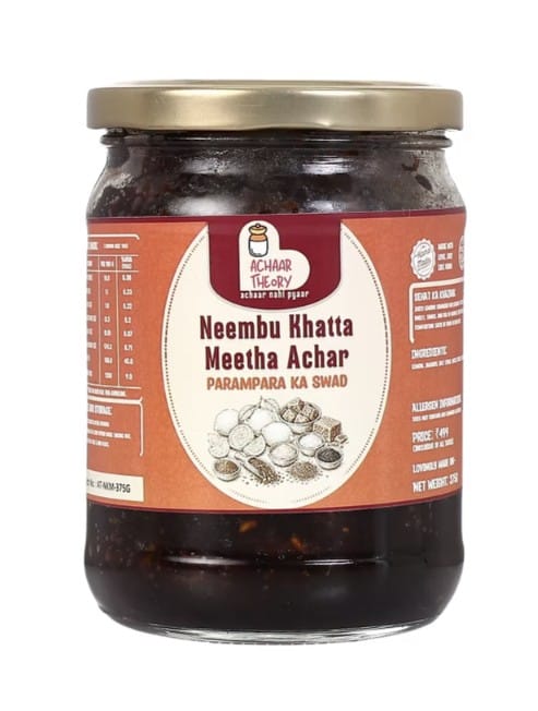 Achaar Theory Neembu Khatta Meetha Achar 375g