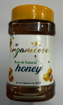Organicose Raw & Natural Honey, 250gm 
