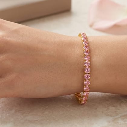 The Daily Blush Tennis Bracelet