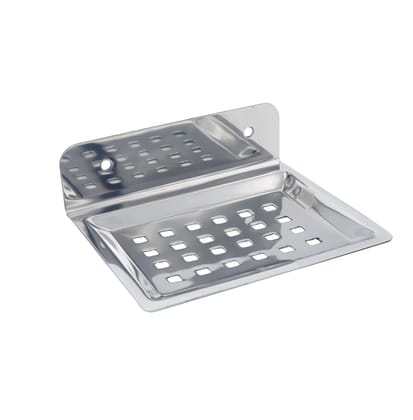 Fire Stainless Steel Wall Mounted Premium Soap Dish – Silver