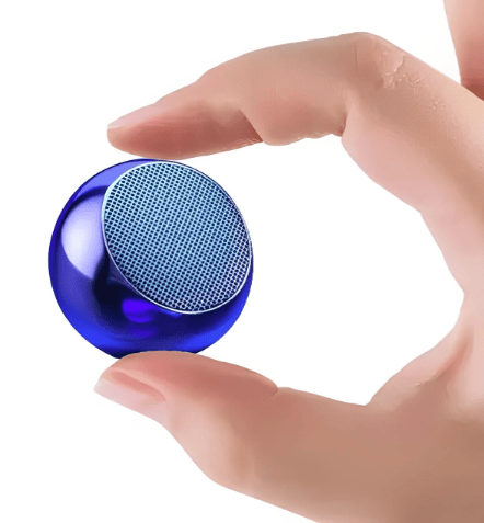 Mini Wireless Bluetooth Speaker with Heavy Metal Electroplating Round Speaker 10 W Bluetooth Laptop/Desktop Speaker (Multicolor, 2.0 Channel)