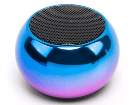 Mini Multi Speaker KV-99 Bluetooth Metal Body 10W Bluetooth Laptop/Desktop Speaker (Multicolor, 2.0 Channel)