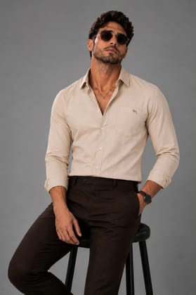 Men's Premium Beige Formal Shirt Men's Premium Beige Formal Shirt