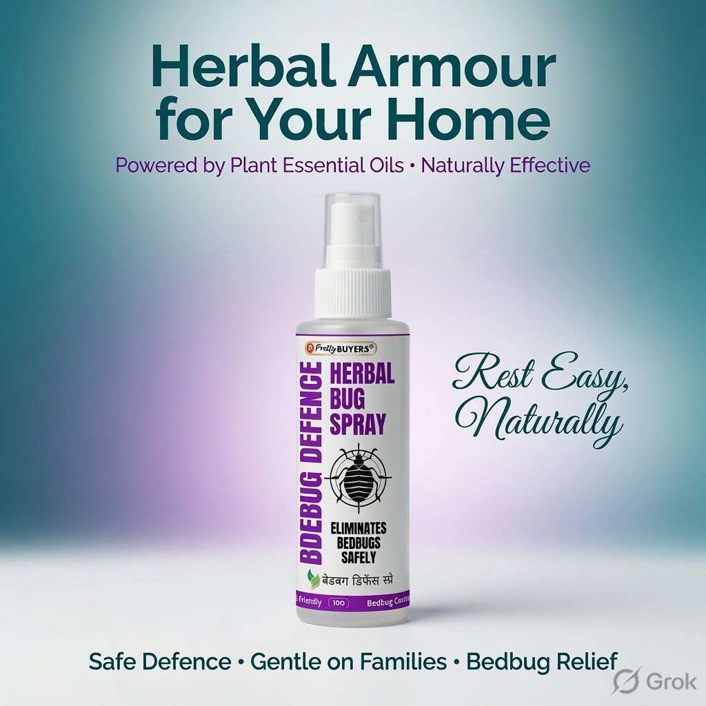 Organic Bed Bug Killer Spray For Mattress | Make Your Home Bug Free 100ML (Pack Of 1)