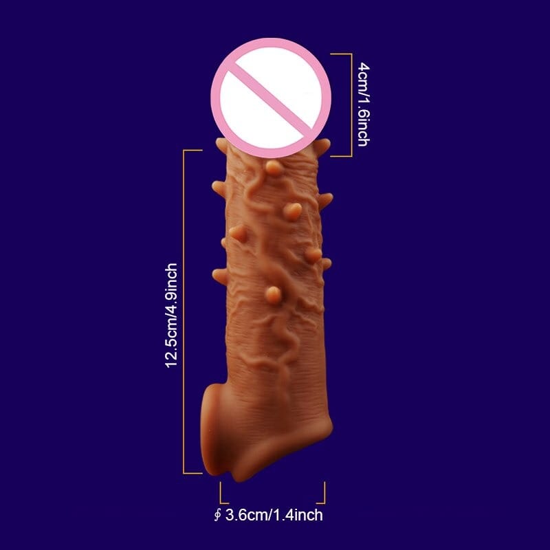6-Inch Silicone Dragon Condom for Men
