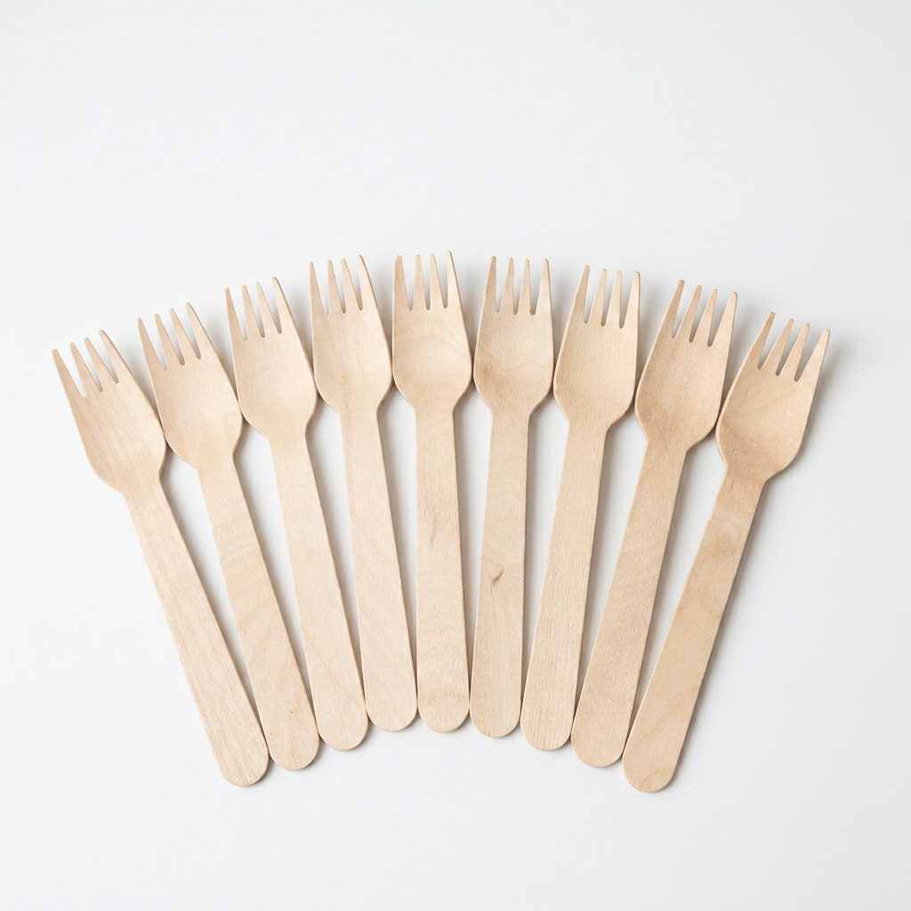 Disposable Premium Wooden Fork 160 mm 200 PCS