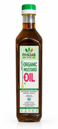  Punjab FPO Organic Mustard Oil, 1L