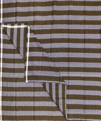 Olive Green Sambalpuri Handwoven Cotton Lungi SFCLUN1606