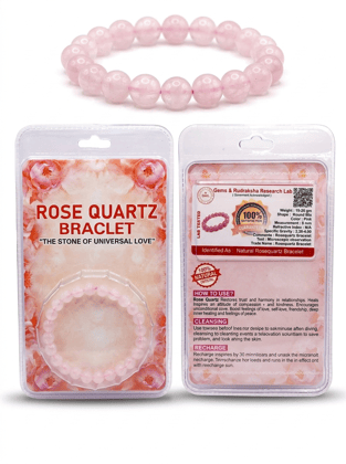 Rose Quartz Bracelet Rose Quartz Bracelet