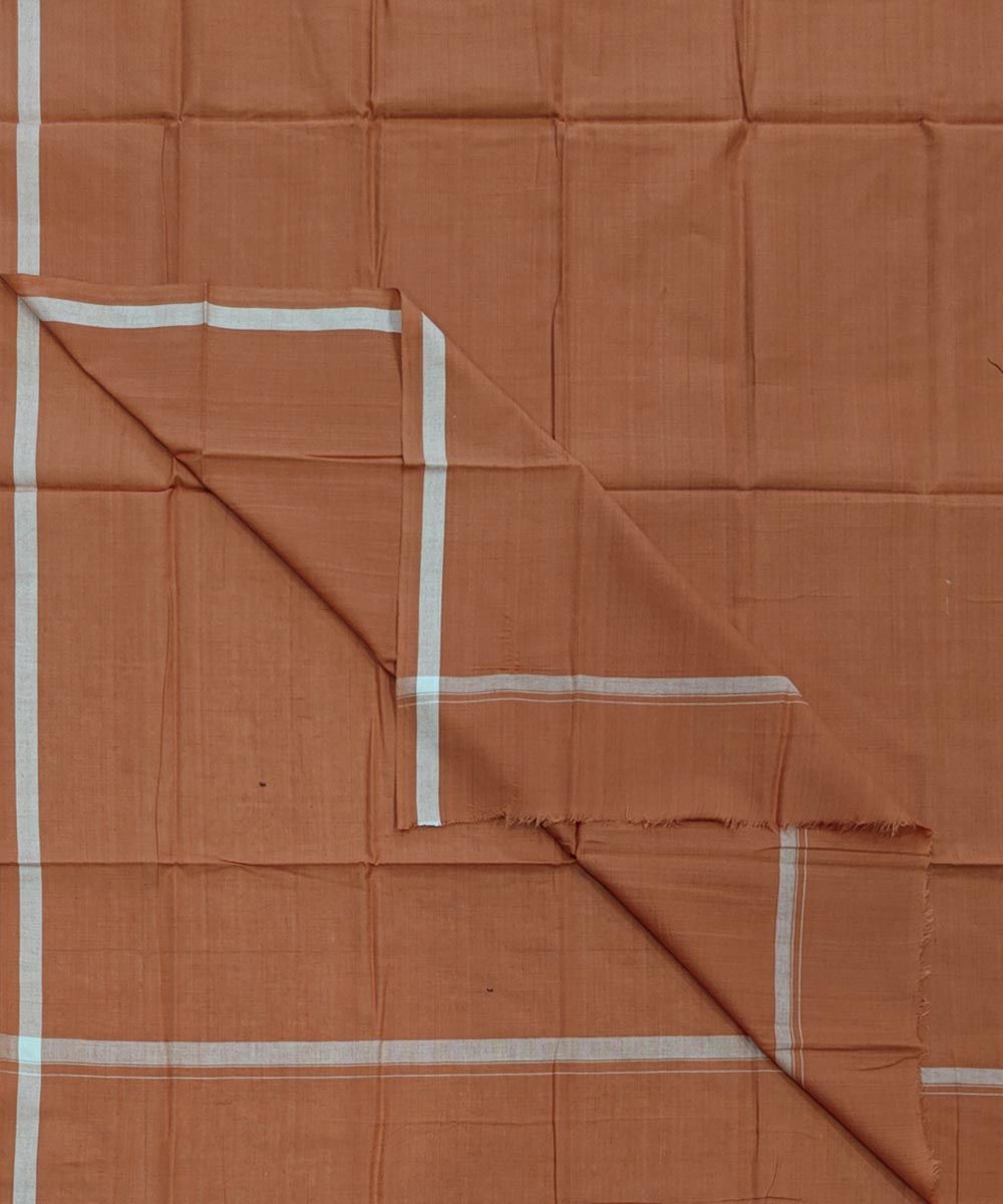 Brown Sambalpuri Handwoven Cotton Lungi SFCLUN2104