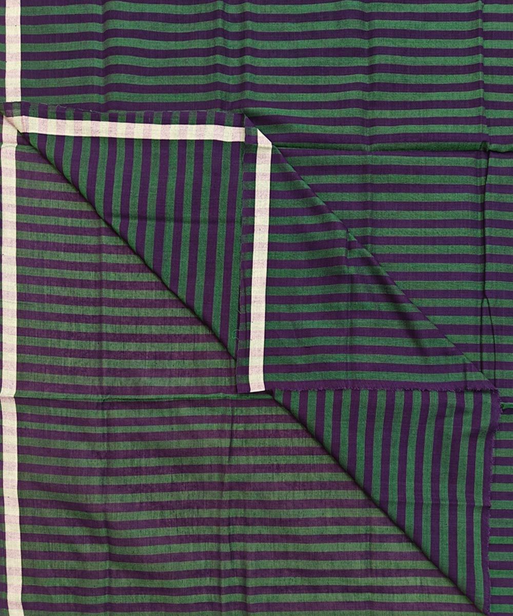 Green Sambalpuri Handwoven Cotton Lungi SFCLUN2377
