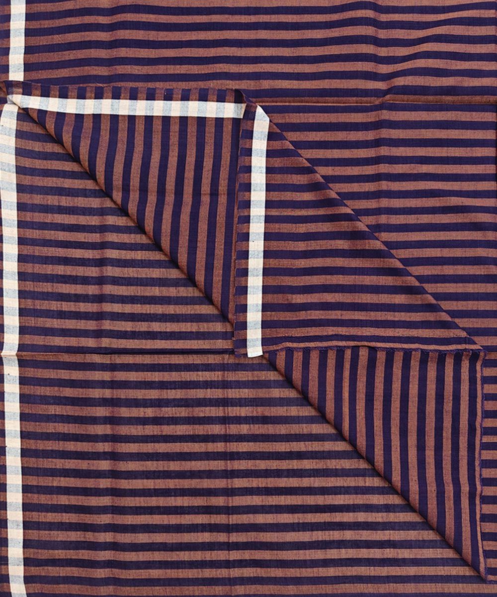 Brown Sambalpuri Handwoven Cotton Lungi SFCLUN2378