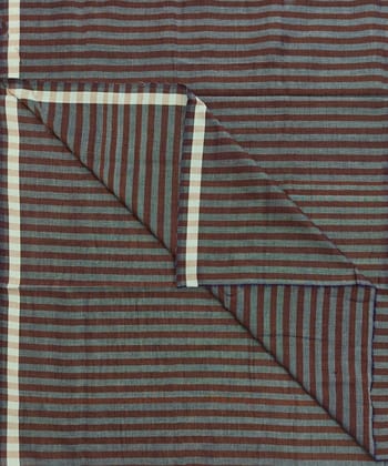 Brown Sambalpuri Handwoven Cotton Lungi SFCLUN2380