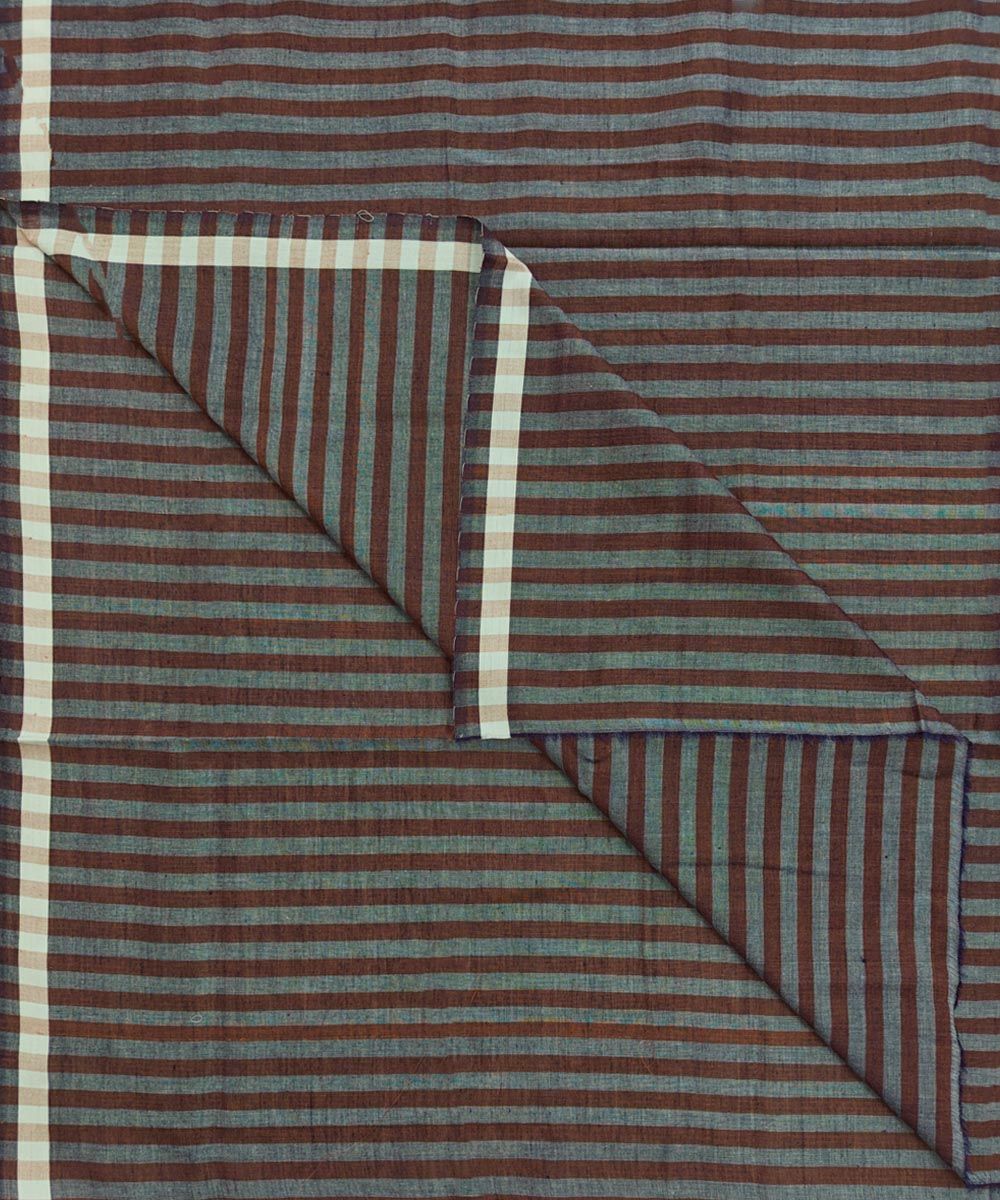 Brown Sambalpuri Handwoven Cotton Lungi SFCLUN2380