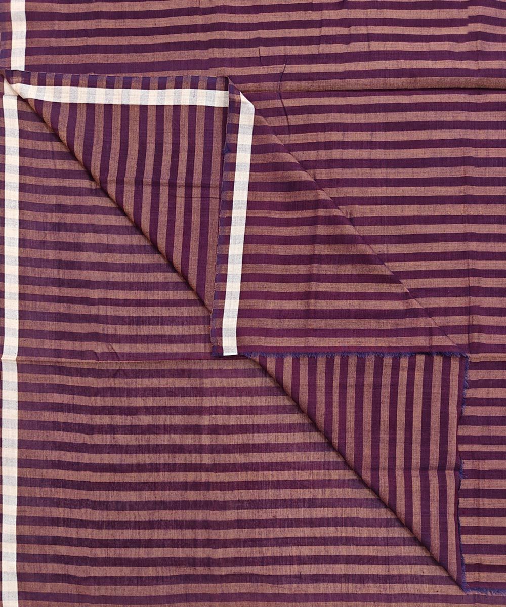 Brown Sambalpuri Handwoven Cotton Lungi SFCLUN2382