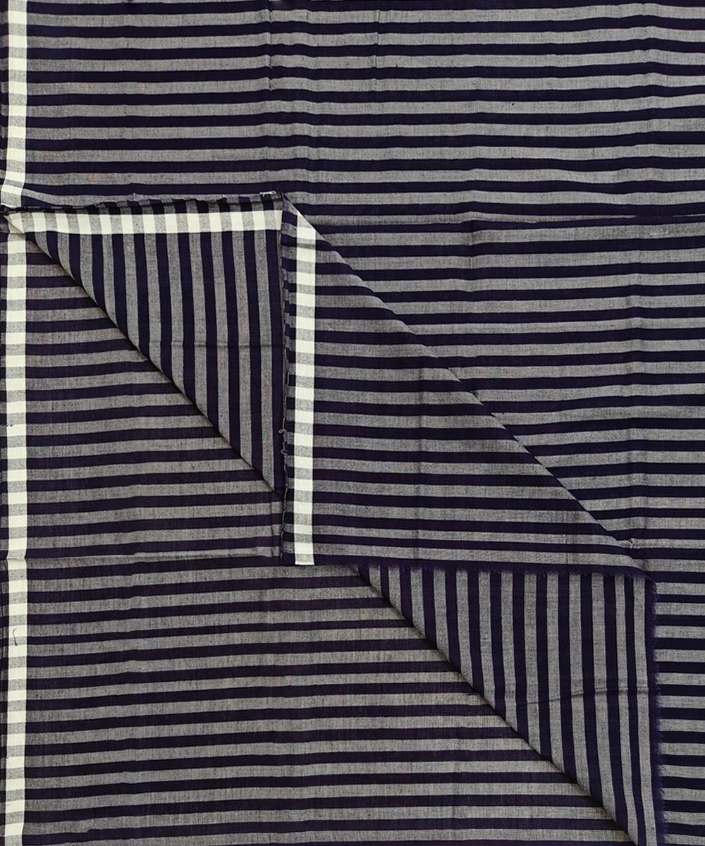 Blue Sambalpuri Handwoven Cotton Lungi SFCLUN2384