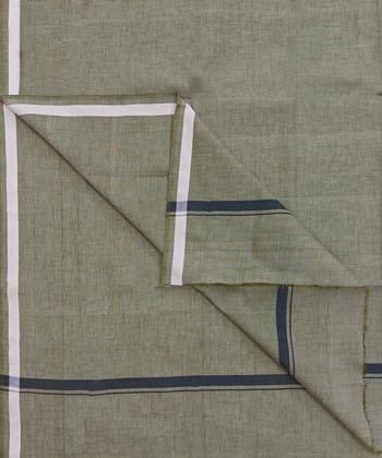 Olive Sambalpuri Handwoven Cotton Lungi SFCLUN2388