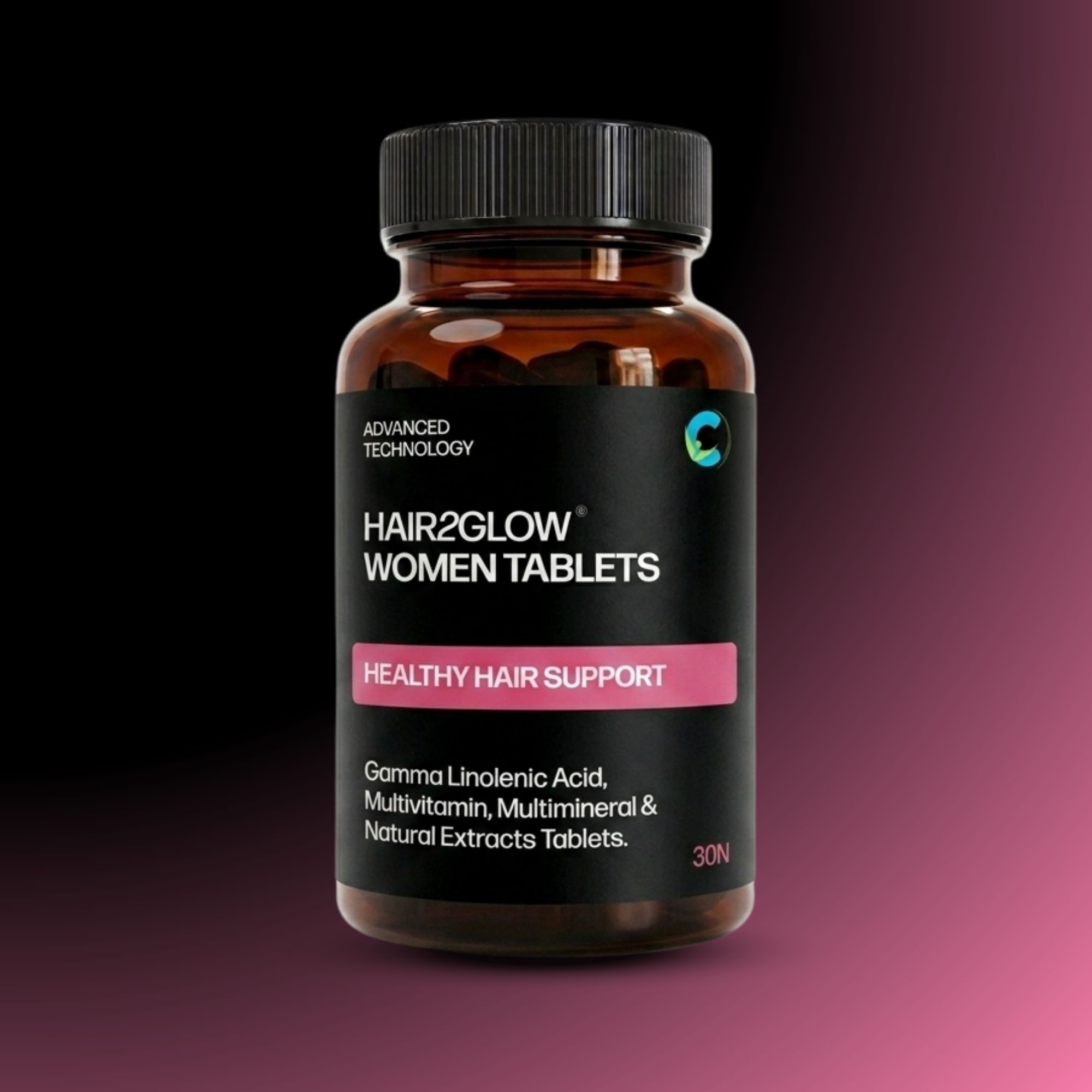 Hair2Glow Eve Hair Tablets | For Hair Growth & Reduces Hair Fall for Women