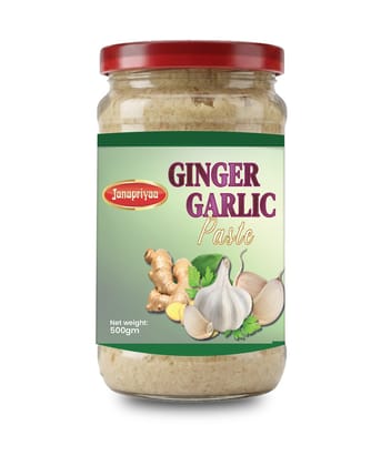 Ginger Garlic Paste � Ready to Use Fresh Aromatic Cooking Paste for Indian & Asian Recipes | Smooth Texture | Convenient Plastic Jar with Red Lid Ginger Garlic Paste � Ready to Use Fresh Aromatic Cooking Paste for Indian & Asian Recipes | Smooth Texture | Convenient Plastic Jar with Red Lid