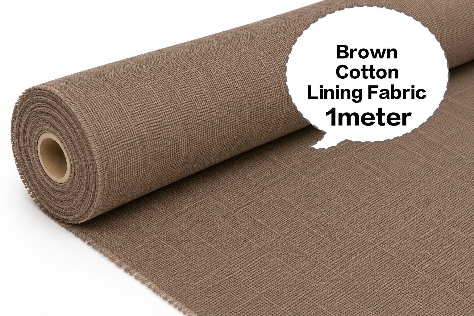 Brown Cotton Lining Fabric, Brown Cotton Astar Ka Kapda, Brown Cotton Astara Batte, Brown Cotton Asthar Thuni, Brown Cotton Laining Gudda 1meter