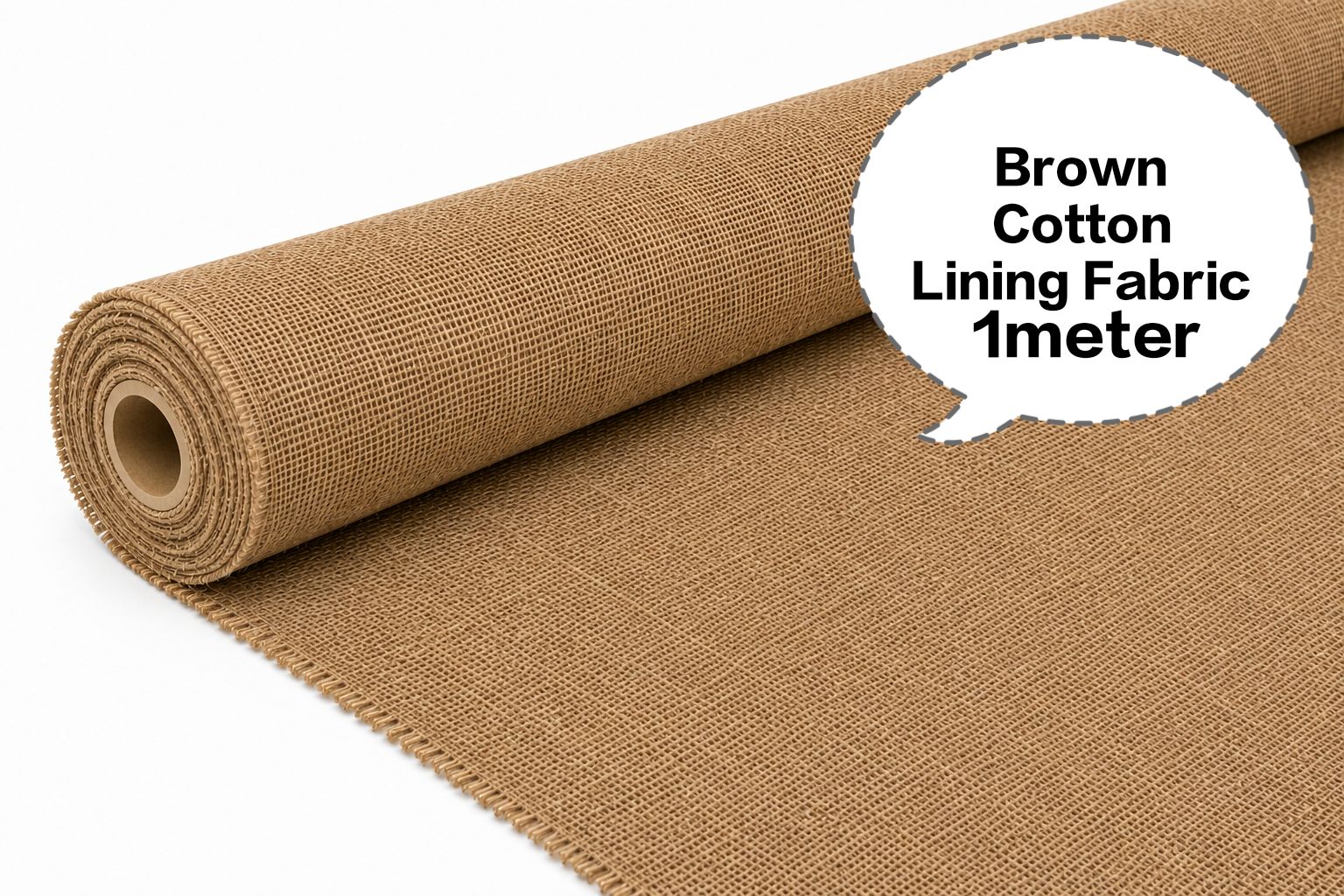 Brown Cotton Lining Fabric, Brown Cotton Astar Ka Kapda, Brown Cotton Astara Batte, Brown Cotton Asthar Thuni, Brown Cotton Laining Gudda 1meter 