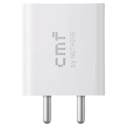 CMF by Nothing Power 33W Fast Charger (Model C383) | USB Type-C Wall Charging Adapter | PPS Support | White | Adapter Only (No Cable)