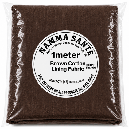 Brown Cotton Lining Fabric, Brown Cotton Astar Ka Kapda, Brown Cotton Astara Batte, Brown Cotton Asthar Thuni, Brown Cotton Laining Gudda 1meter Brown Cotton Lining Fabric, Brown Cotton Astar Ka Kapda, Brown Cotton Astara Batte, Brown Cotton Asthar Thuni, Brown Cotton Laining Gudda 1meter