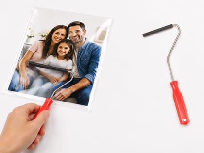 MD Style Photo Lamination Roller for Epoxy Polymer Resin – Professional Air Bubble-Free Roller for Photos, PVC Labels, Posters, Artwork, Certificates & DIY Resin Projects