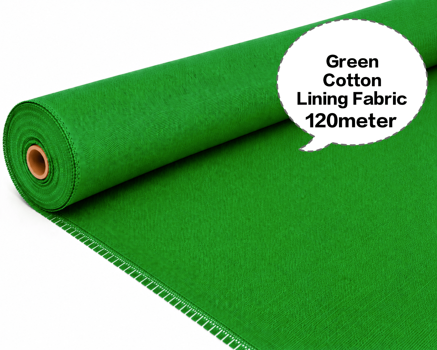 Green Cotton Lining Fabric, Hara Cotton Lining Kapda, Hara Astar Kapda, Green Cotton Inner Fabric, Green Cotton Lining Cloth 120meter