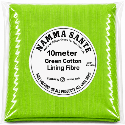 Green Cotton Lining Fabric, Hara Cotton Lining Kapda, Hara Astar Kapda, Green Cotton Inner Fabric, Green Cotton Lining Cloth 10meter 