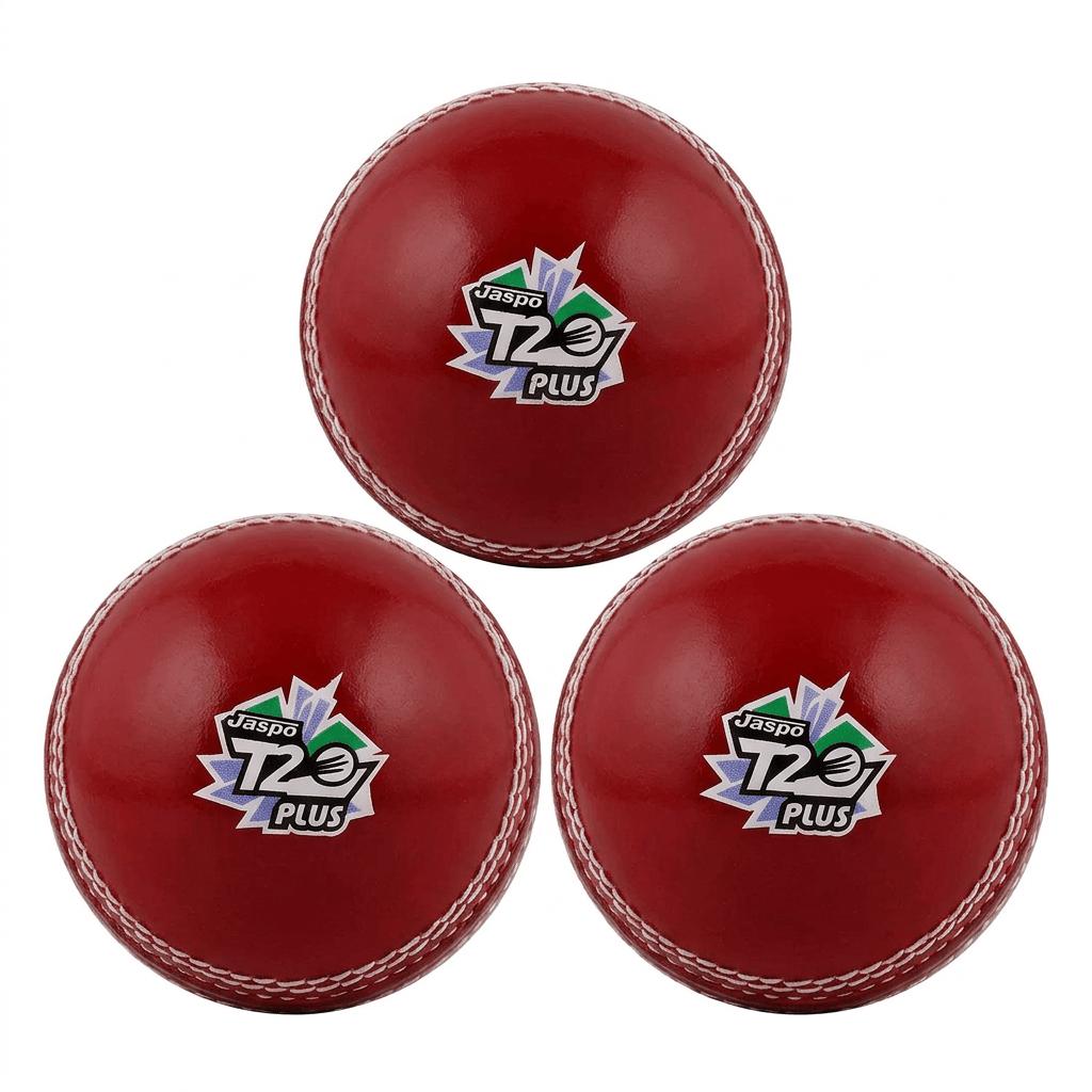 Hard wind ball,  T-20 Plus Practice Cricket Ball/Wind Balls (120-130 Gms) For - Indoor & Outdoor Street & Beach Cricket (Pack Of 3) (RED).