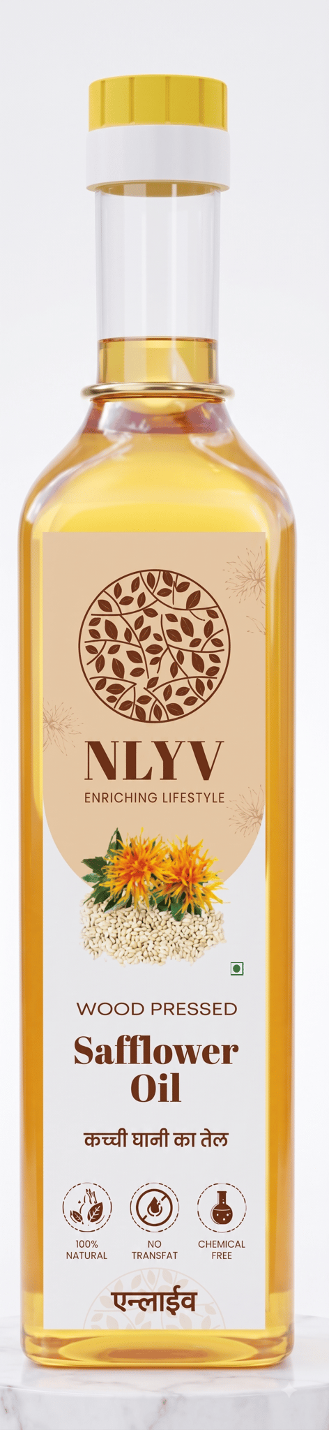 Wood Pressed Safflower Oil (1L)