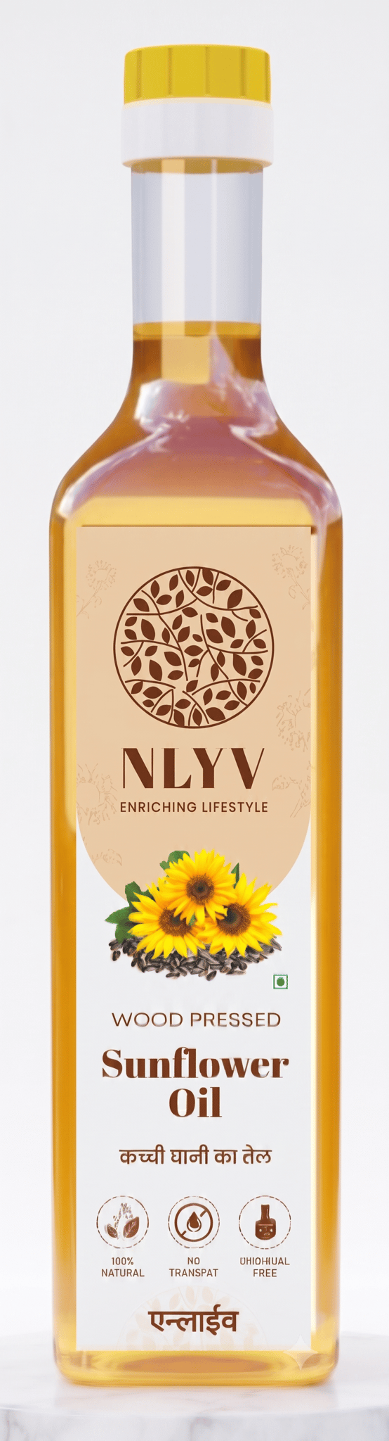 Wood-Pressed Sunflower Oil (1L)