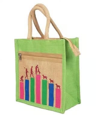 Jute Bag For Women (Green) Jute Bag For Women (Green)