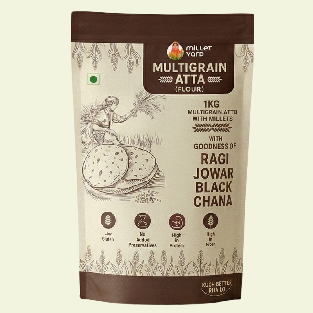 Millet Yard Multigrain Atta with Millets - 1kg