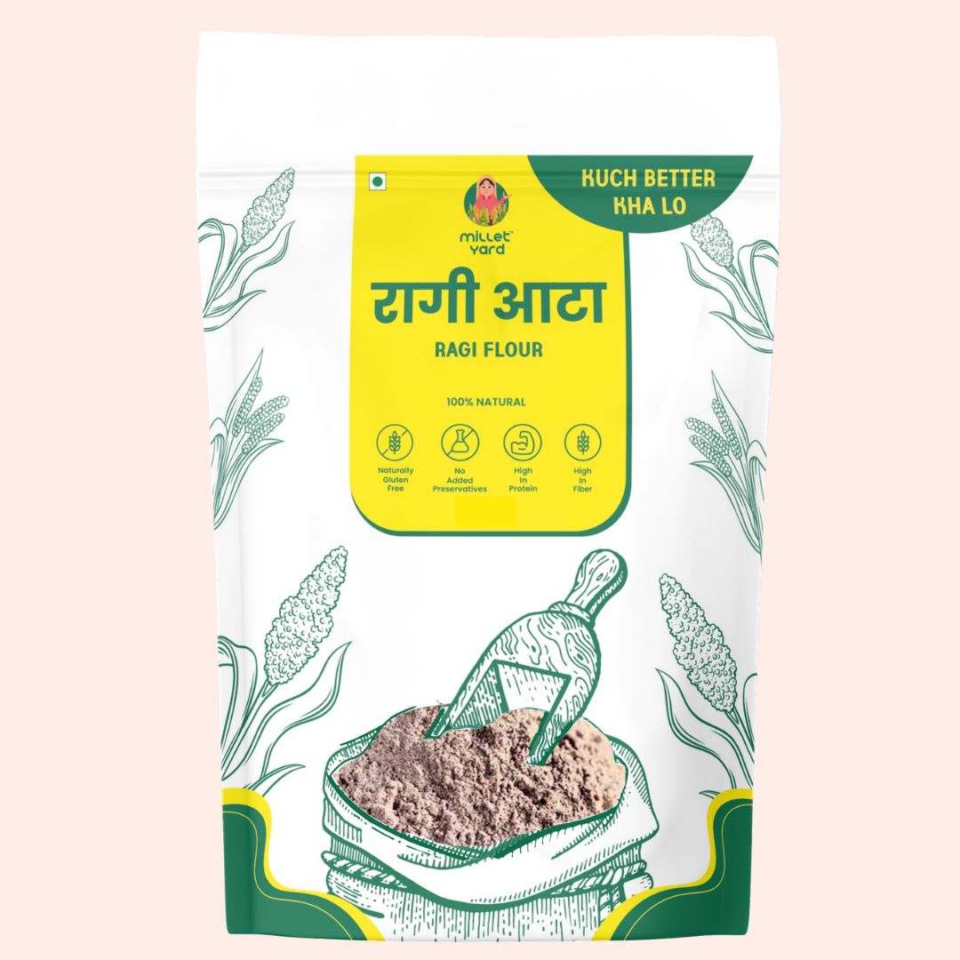 MILLET YARD Ragi Flour | Ragi Atta 500gms