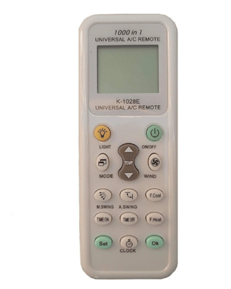 Universal 1000 in 1 A/C Remote Control with Dual sensors for Better Range Compatable with All Brands