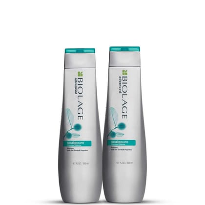 Matrix Biolage Scalp Sync Clarifying Shampoo For 72Hr Soothed & Hydrated Scalp With Glycolic Acid (200ml each) Pack of 2