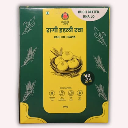 Milllet Yard Ragi Idli Rawa 
