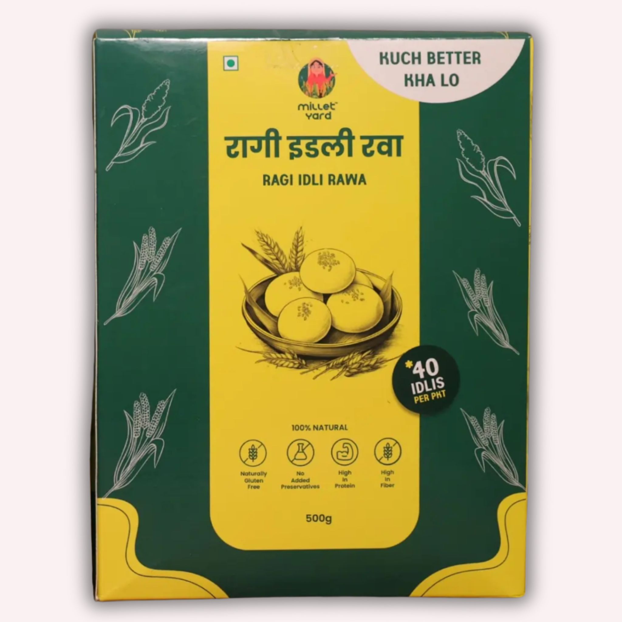 Milllet Yard Ragi Idli Rawa