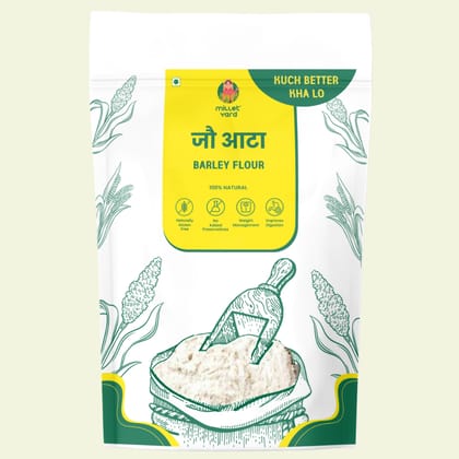 MILLET YARD Jau Atta | Jau Atta | Barley Flour | Gluten Free Atta