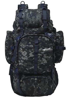 F Gear Neutron 50L, Unisex Trekking Bag|Military Bag|Army Bag|Hiking Camping Travel Leisure Tourist Outdoor Sport Rucksack (Marpat Navy)