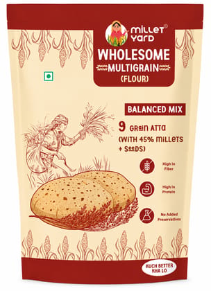 MILLET YARD Wholesome multigrain Atta | High Protien |