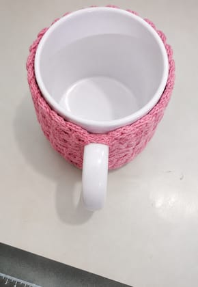 Handmade Crochet Mug Cozy Sleeve – Reusable Cup Warmer Cover Handmade Crochet Mug Cozy Sleeve – Reusable Cup Warmer Cover