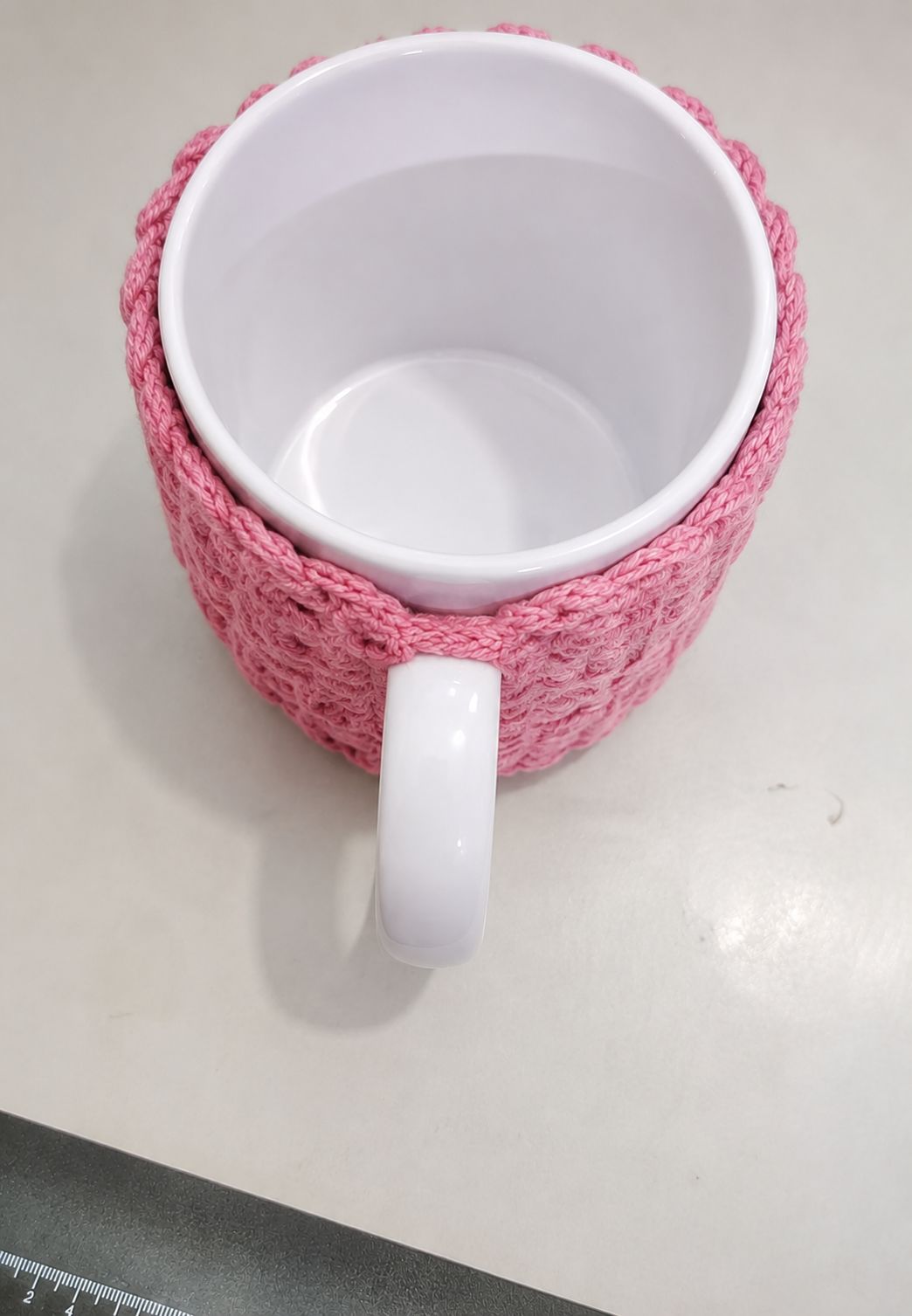 Handmade Crochet Mug Cozy Sleeve – Reusable Cup Warmer Cover