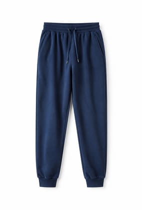 Navy Blue Fleece Jogger Sweatpants for Men Navy Blue Fleece Jogger Sweatpants for Men